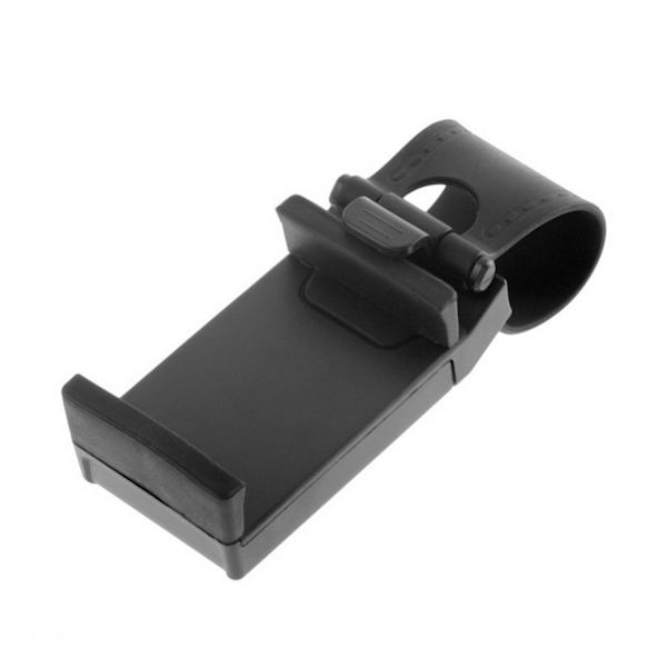 Universal Mobile Holder til Car Ratt Cykel Motorcykel Moped Styre sort