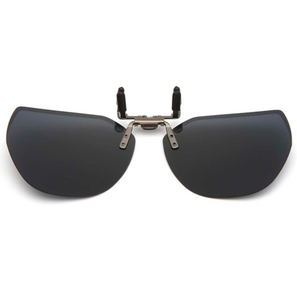 Metalklip -på solbriller til briller - brun brun