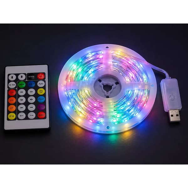 Ulkokäyttöinen LED-nauha RGB 10m IP65 USB Bluetoothilla ja sovelluksella