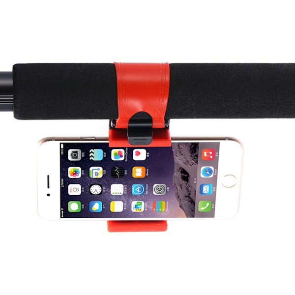 Universal Mobile Holder til Car Ratt Cykel Motorcykel Moped Styre sort