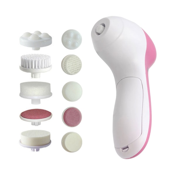 Rengøring Face Brush 5-i-1 Body Face Facial Rengøring pink