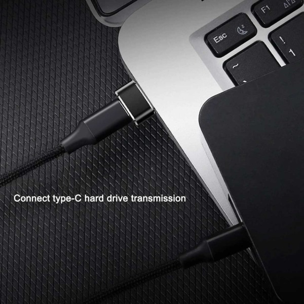 Android USB 3.0 til USB C 3.1 OTG Adapter Black sort