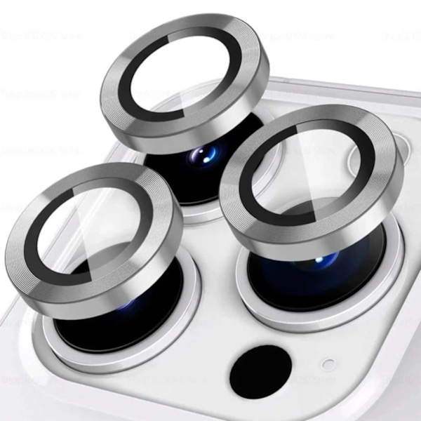 iPhone 13 Pro/13 Pro Max Linsskydd Silver silver