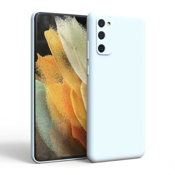 Ohut valkoinen galaxy s20 fe shell coulble shell linssipeitteellä valkoinen