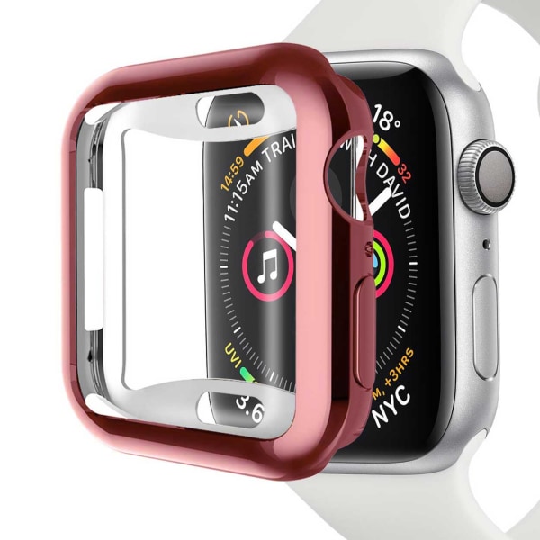 Heltäckande Apple Watch 1/2/3 Skal Skärmskydd Rosa 42mm rosa