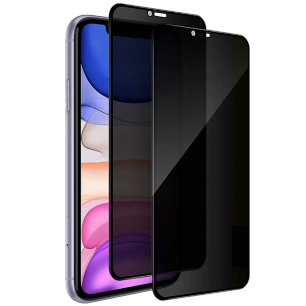 2-Pack iPhone 11 Pro Privacy Screen Protector Full Coverage HD hærdet glas gennemsigtig