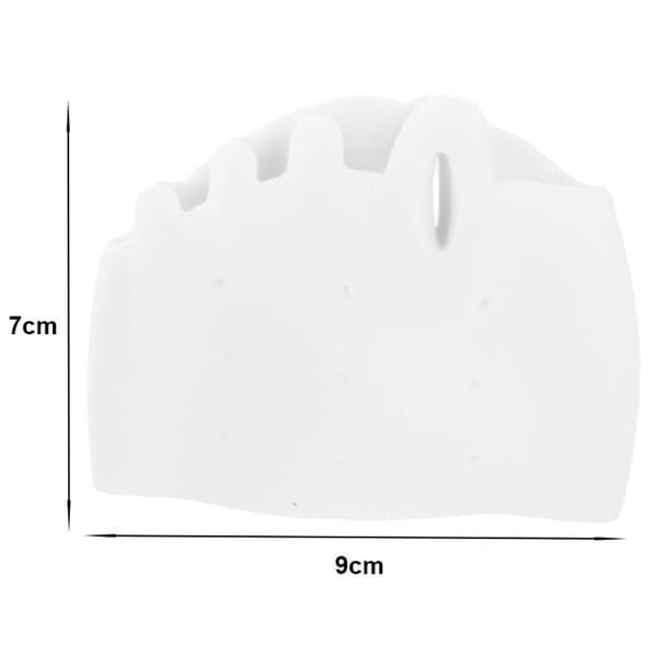 2-Pack Gel Toe Spreader | Hallux Valgus tåseparator hvit