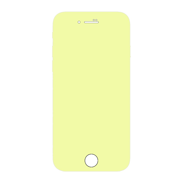 Full iPhone 7 Plus Screen Protector NanoEdge gjennomsiktig