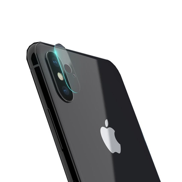2-Pack iPhone X Skydd för Kamera Linsskydd Kameralins transparent