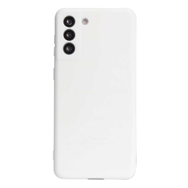 Tynd Hvid Galaxy S21 Plus Shell Mobile Shell Med Lens Cover hvid