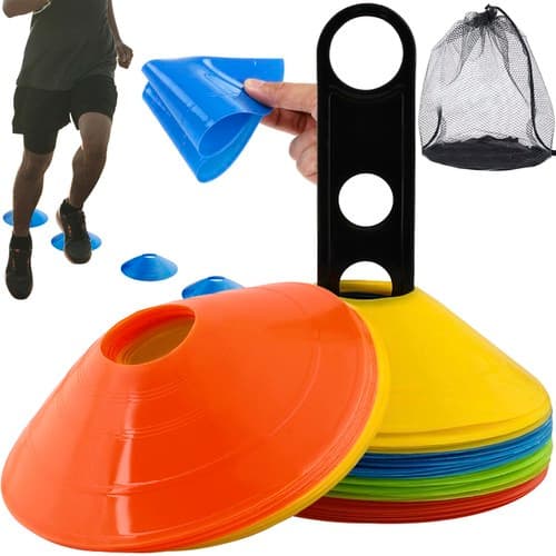 50-Pack Träningskoner flerfärgad