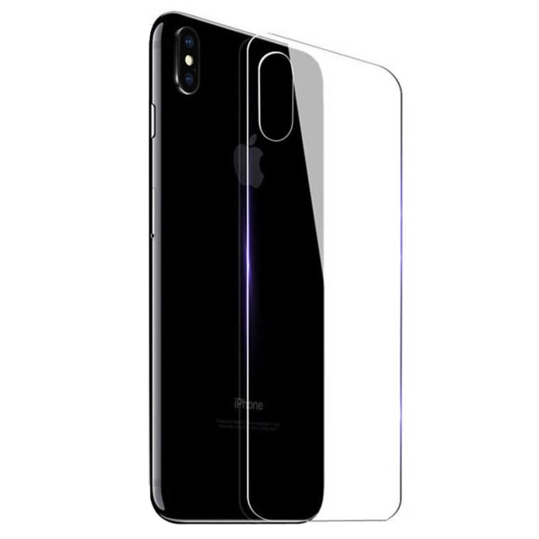 iPhone XS Max -suojaelokuva takaisin läpinäkyvä