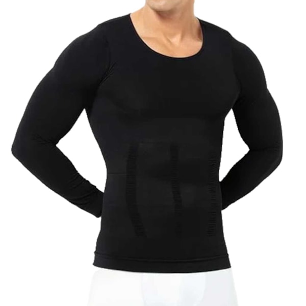 Pitkähihainen Shaping Posture Shirt T-paita Better Posture Black XL XL