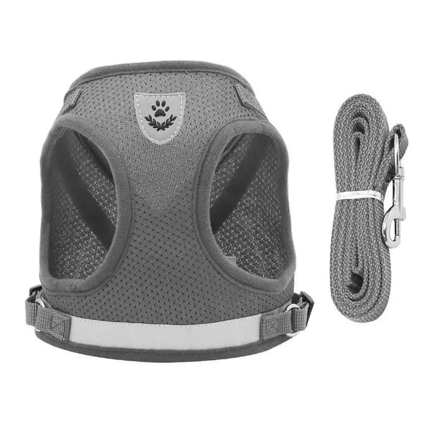 Koiran valjaat Soft Pressure-free Reflex M Grey
