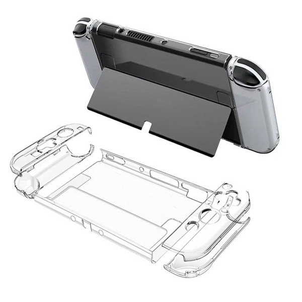 Nintendo Switch OLED Skal Heltäckande Hard Case i Plast transparent
