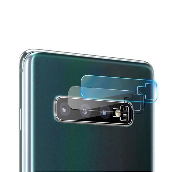 2-pack Galaxy S10 Skydd för Kamera Linsskydd Kameralins transparent