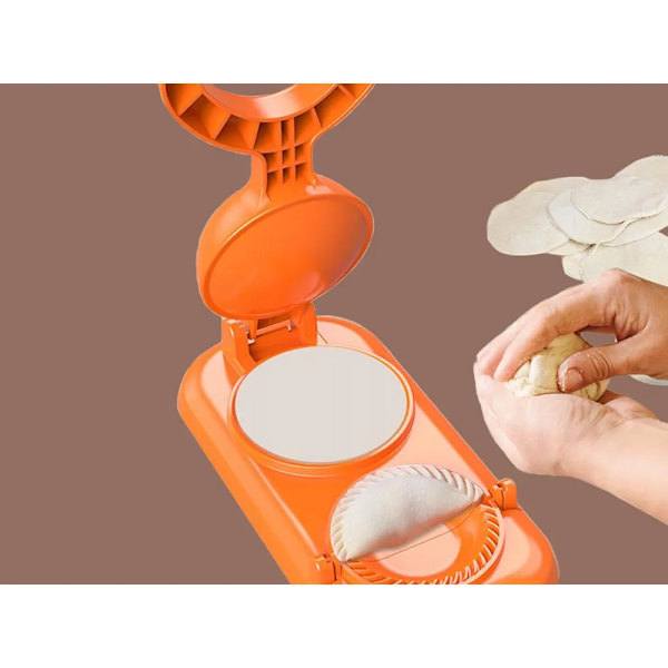 Dumplingformemaskin – Manuell deigpresse for dumplings og piroger 8 cm