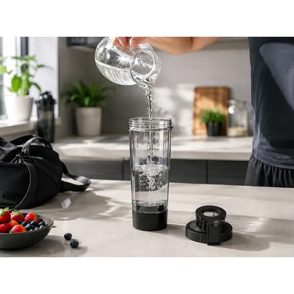 Elektrisk shaker 700 ml USB med mobilt stativ