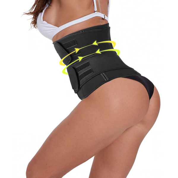 Waist Shaper Träningskorsett - Ab-Shaper Midjebälte Sauna Effect L