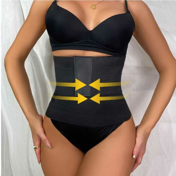 Free Size Shapewear Midjetränare - Waist Shaper 4m svart