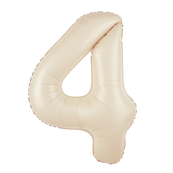 Folieballong Siffra 5 Kräm Beige 100 cm beige