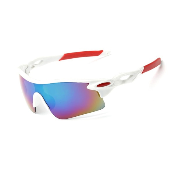 Sport Bicycle Glasses - Sunglass for Cycling (White) hvit