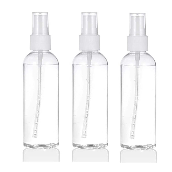 3st täyttöpullon täyttösuihke 100 ml - TravelKit - hajuvesi täyttö läpinäkyvä
