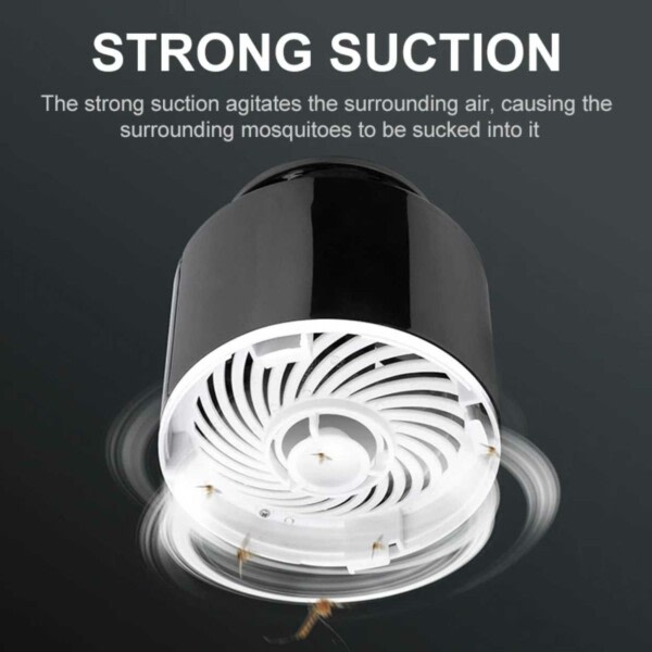 UV Mosquito Lamp - Mosquito Catcher USB svart