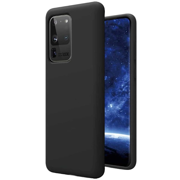 Tynn svart galakse S20 Ultra Shell Mobile Shell 1mm TPU svart
