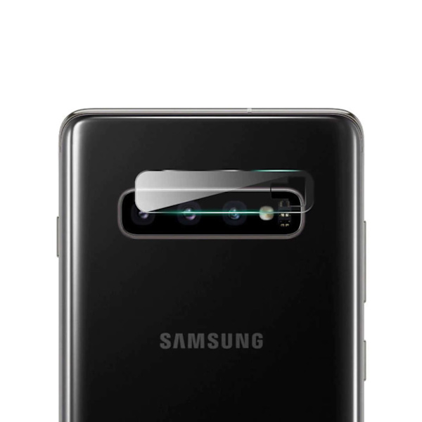 2-pack Galaxy S10 Plus Skydd för Kamera Linsskydd Kameralins transparent