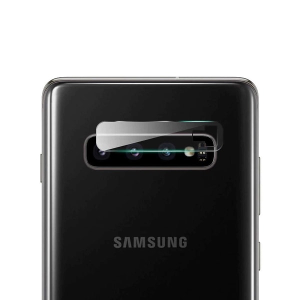 2-Pack Galaxy S10 Plus -suoja kameran linjan suojaamiselle Cameral Line läpinäkyvä