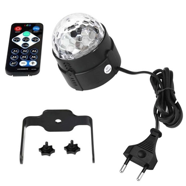 Disco lampe | Disco ball RGB med fjernkontroll og stemmekontroll flerfarget