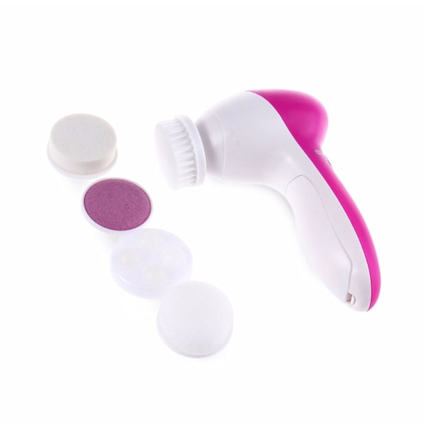 Rengøring Face Brush 5-i-1 Body Face Facial Rengøring pink