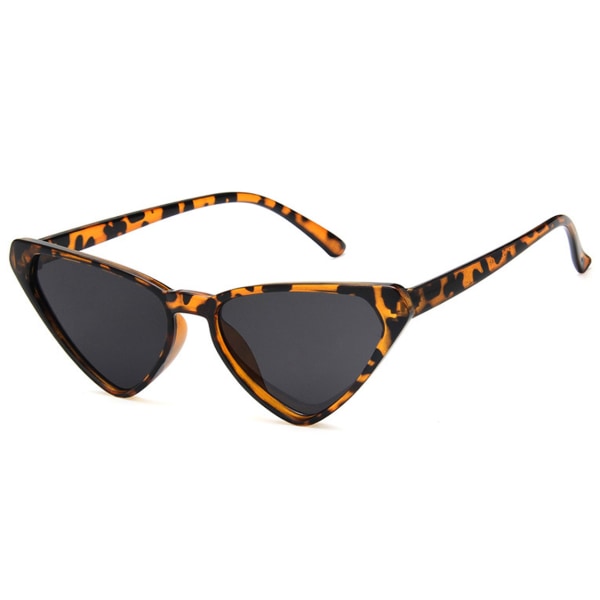 Brun leopard solbriller brunt glas brun