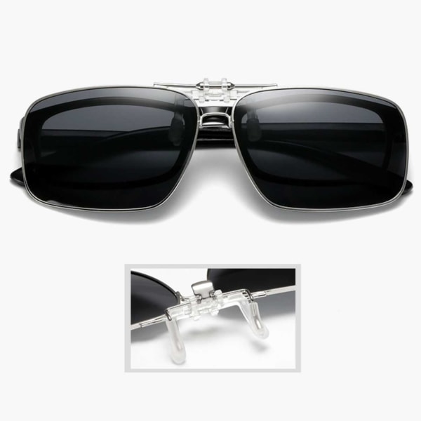 Flip Up Metal Clip-on aurinkolasit Flip Up hopea hopea