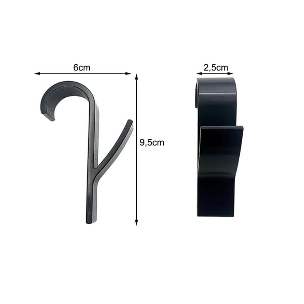 Pyyhekoukku Elementet 2-pack Mustalle