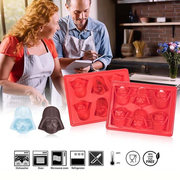 Silikonmuotti Star Wars Darth Vader Jääpalat Suklaa