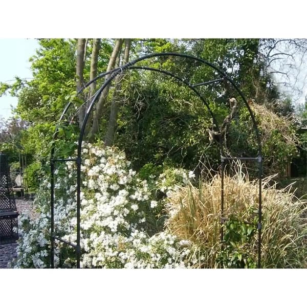 Havelbue i metal til klatreplanter – pergola til roser & vedbend 235 cm