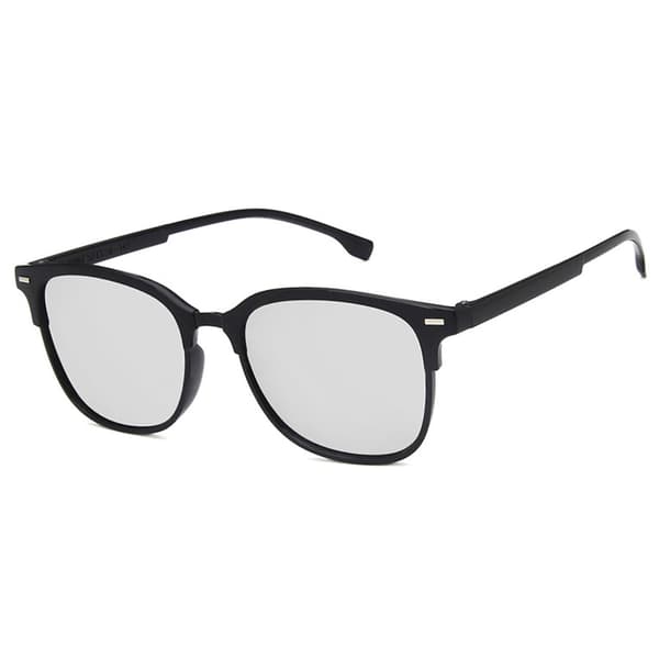 Black Clubmaster solbriller spejlglas sort