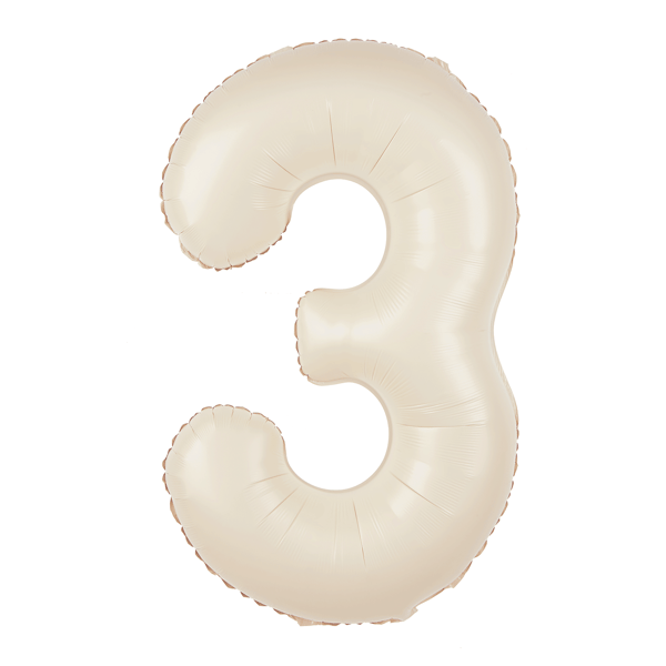 Folieballong Siffra 4 Kräm Beige 100 cm beige
