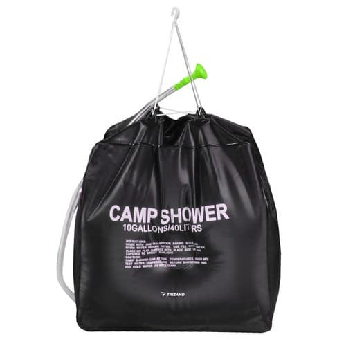 Soluppvärmd Utomhusdusch för Trädgård & Camping 40L