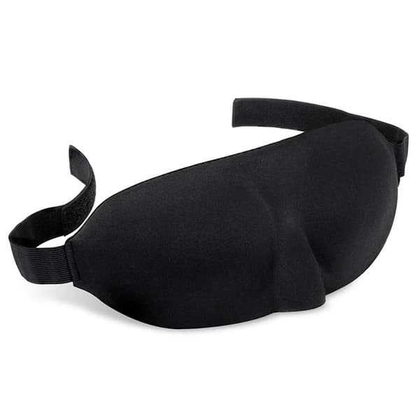 3-pakke søvnmaske dejlig 3D skum øjenmaske til flyvning sort one size