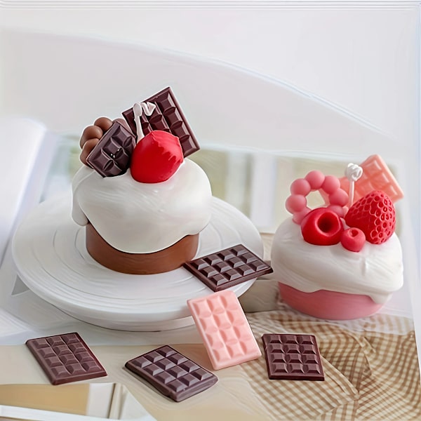 Silikon Chokoladeform Mini Chokoladebarer Slik Bagning