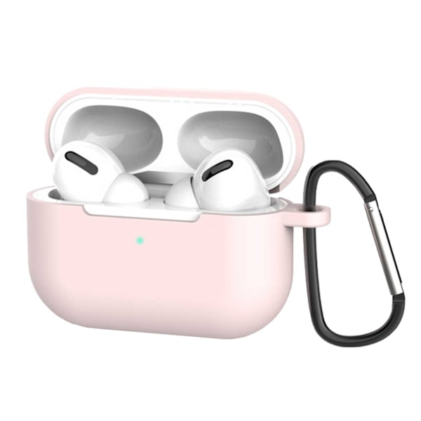 Apple AirPods Pro Case Bærekraftig beskyttelsesveske Silikon rosa rosa