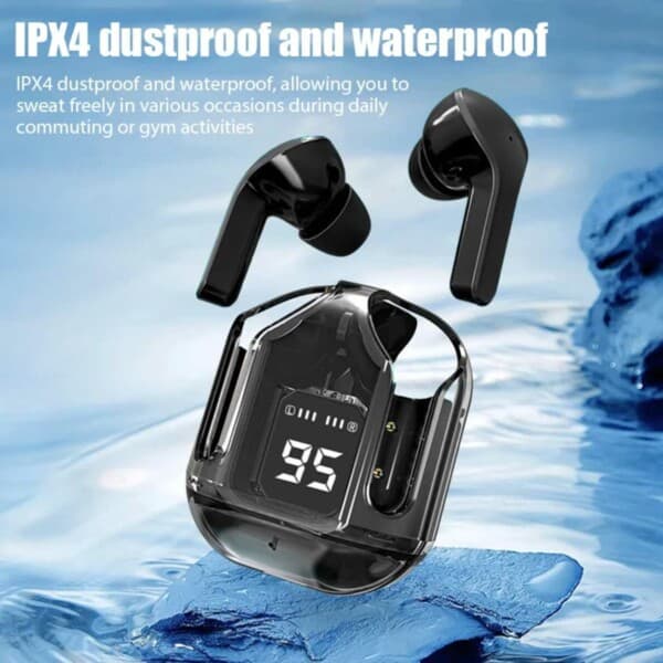 Air31 TWS ENC Max Bluetooth Stereo In-Ear-hodetelefoner USB-C Svart svart