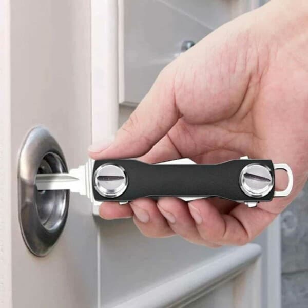 Key Organizer Nyckelhållare Nyckelring Svart svart