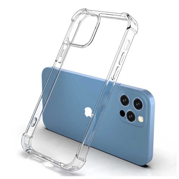 iPhone 12 Extra Stöttåligt Mobilskal Anti Shock transparent
