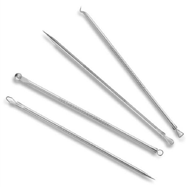 4-pack Pormaskklämmare - Tar Enkelt Bort Pormaskar Silver silver