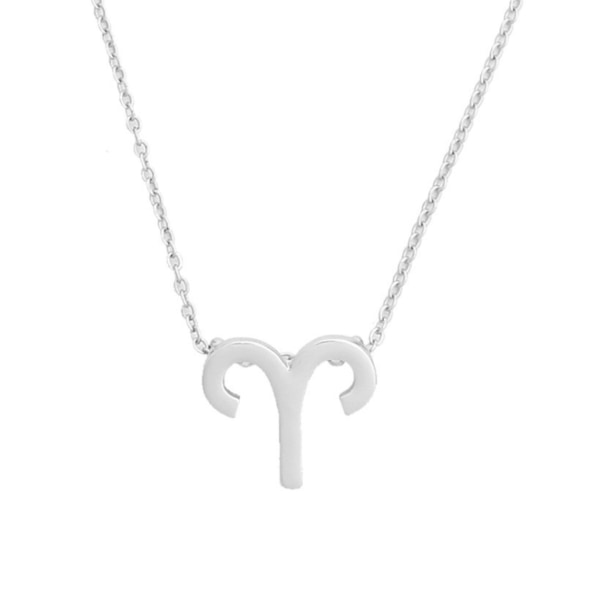 Gåvohalsband Stjärntecken Väduren Aries Halsband silver