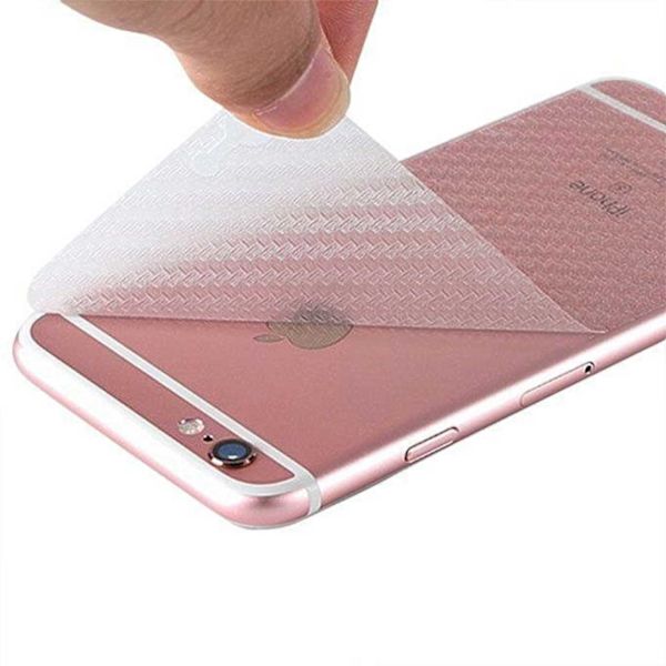 iPhone katso suojakalvo selkähiilikuituvinyyliholle läpinäkyvä